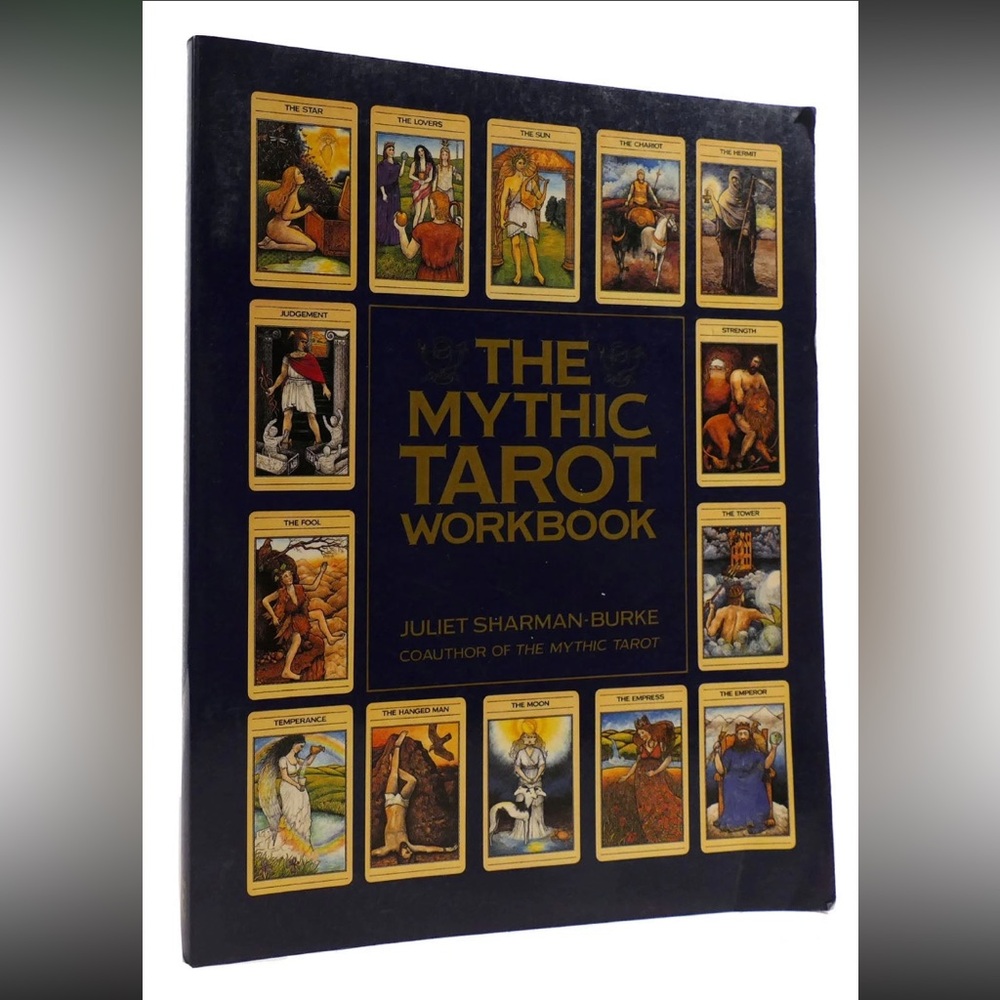 The Mythic Tarot Workbook, vintage 80s edition clean copy